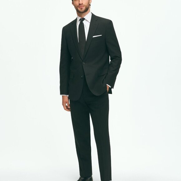 Brooks Brothers Explorer Fitzgerald Fit Black 38R jacket only - Picture 16 of 16